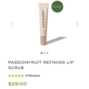 Aceology Passionfruit Lip Scrub BRAND NEW/SEALED